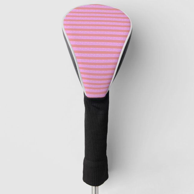 Pink Stripe Golf Cover (Front)