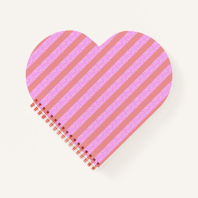 Pink Stripe Notebook (Front)
