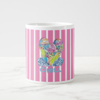 Pink striped Ice Cream chill
