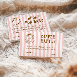 Pink Striped Seashell Pearl Baby Shower Paper Cups
