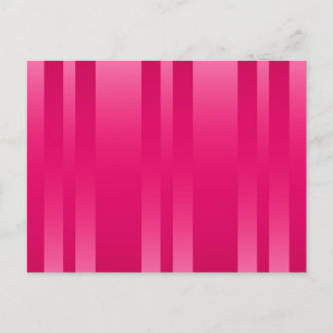Pink Stripes Background Postcard