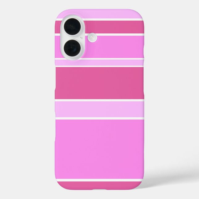 Pink stripes  Case-Mate iPhone case (Back)
