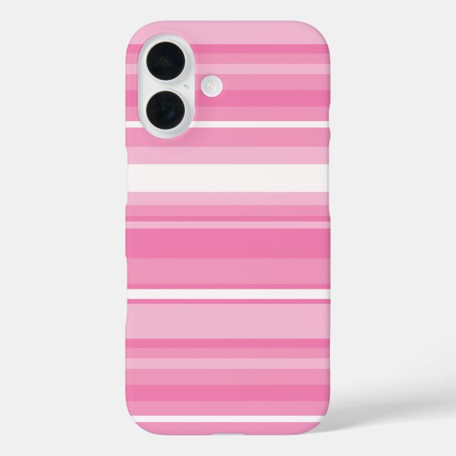 Pink stripes Case-Mate iPhone case (Back)