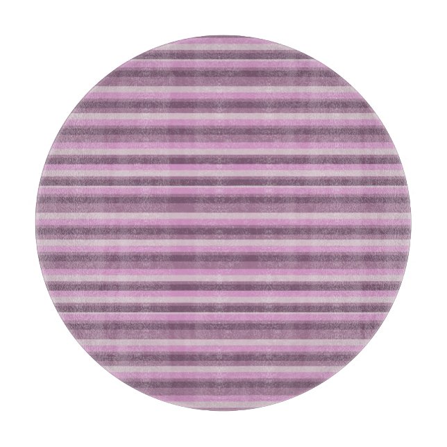 Pink stripes cutting board (Front)