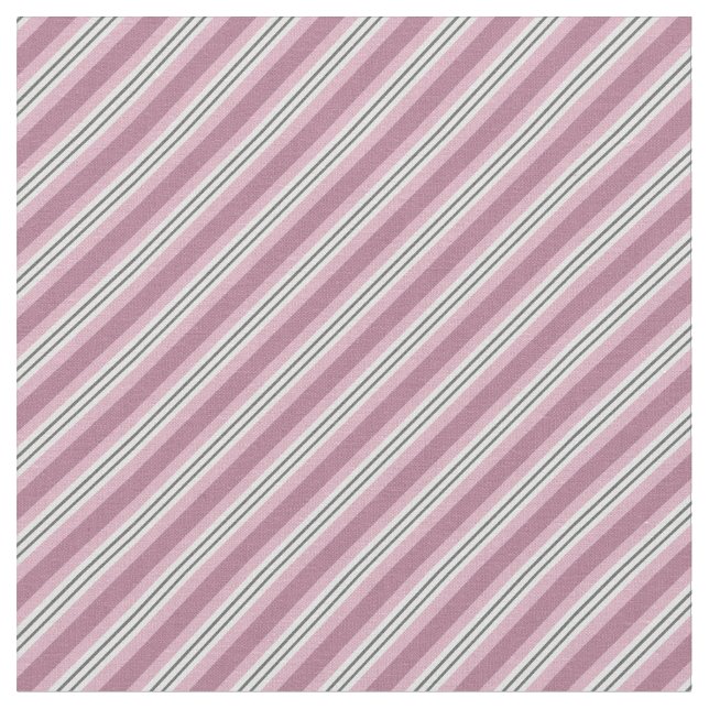 Pink Stripes Fabric (Close Up)