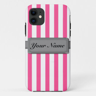 Pink stripes iPhone 5 Case-Mate ID™ Case