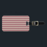 Pink Stripes Luggage Tag<br><div class="desc">Pink stripes</div>