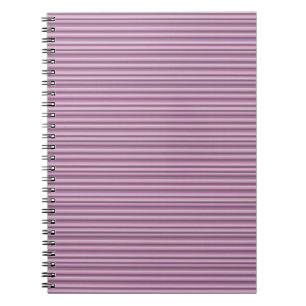 Pink stripes notebook