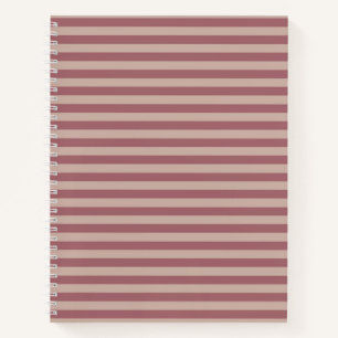 Pink Stripes Notebook