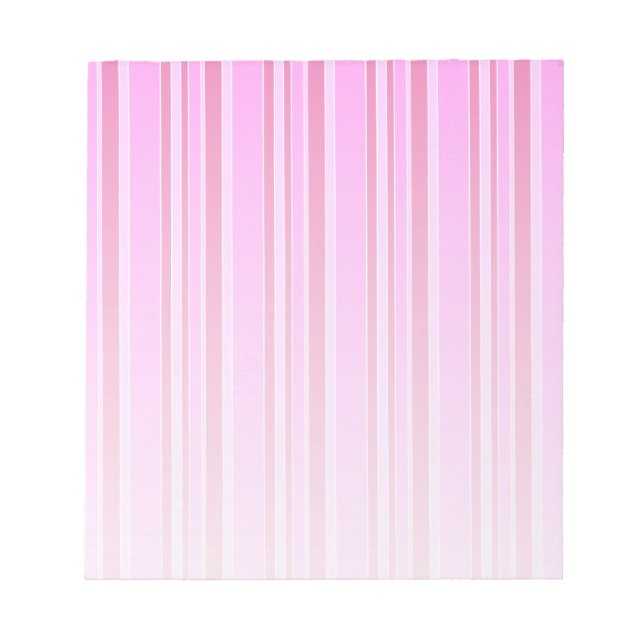 Pink stripes notepad (Front)