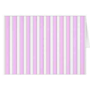 Pink Stripes on White
