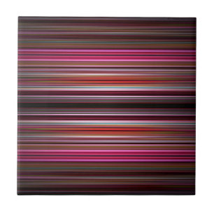 Pink stripes pattern tile