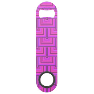 Pink stripes square scales pattern