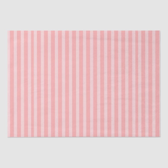Pink Stripes Tissue Paper (Front)