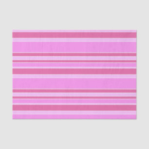Pink stripes tissue paper