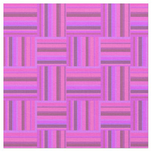 Pink stripes weave pattern fabric