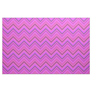 Pink stripes zigzag pattern fabric