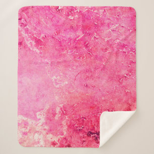 Pink Structures made in manual on a paper paintsba Sherpa Blanket