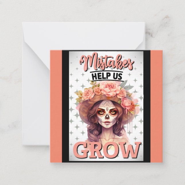 Pink Sugar Skull Delights Card (Front)