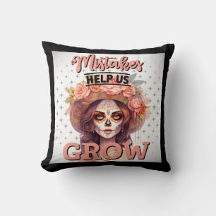 Pink Sugar Skull Delights Cushion