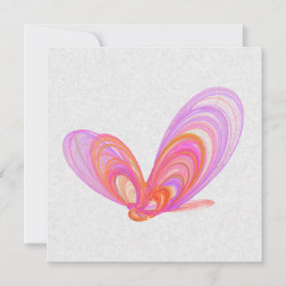 Pink Summer Butterflies Abstract Art