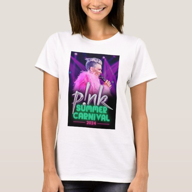 Pink Summer Carnival 2024 T-Shirt (Front)