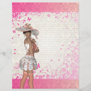 Pink summer girl flyer