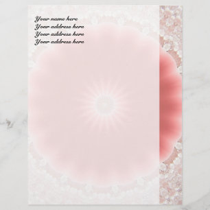 Pink Sun Customized Letterhead