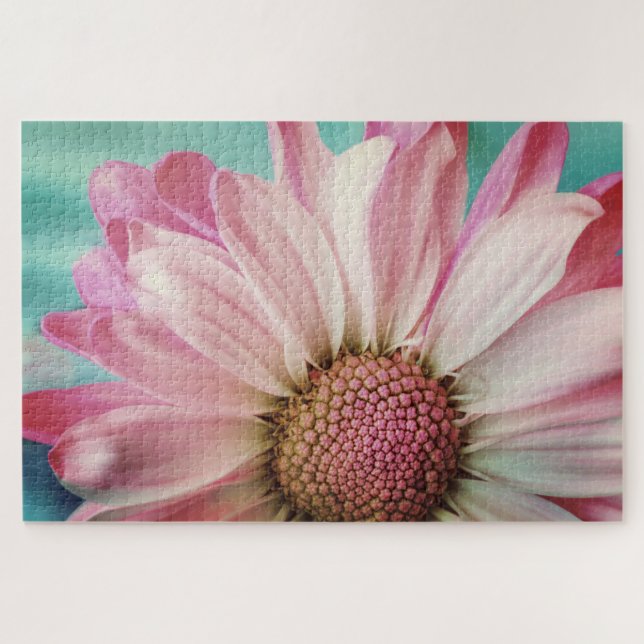 Pink Sunflower Jigsaw Puzzle (Horizontal)