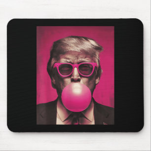Pink Sungles Trump Bubble Gum Mouse Pad