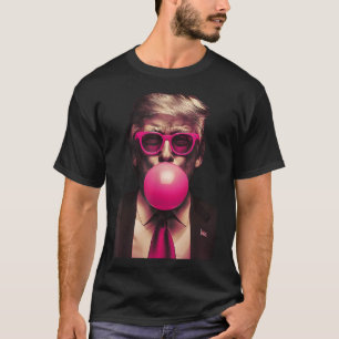 Pink Sungles Trump Bubble Gum Shirt 2024 Vote Pres