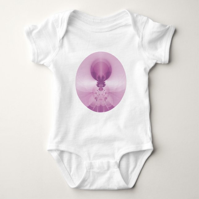 Pink Sunrise Baby Bodysuit (Front)
