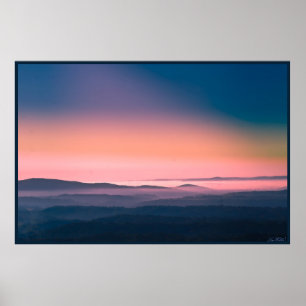 Pink Sunrise Hot Springs National Park, Arkansas Poster