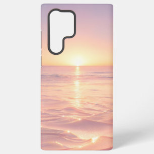 Pink Sunset Beach Phone Case