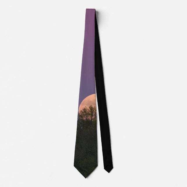 Pink Supermoon Eagle Tie (Front)