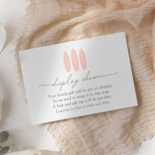 Pink Surf Baby on Board Display Shower Enclosure Card
