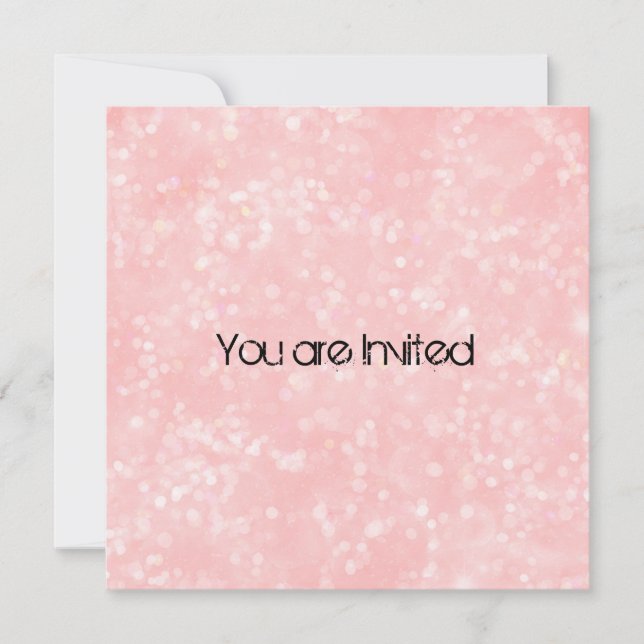 Pink Surprise Baby Shower Invitation (Front)