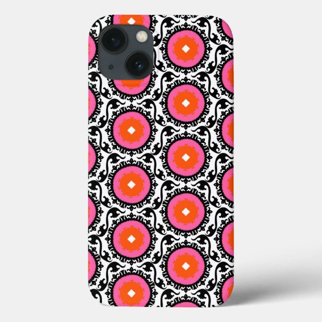 Pink Suzani Pattern Case-Mate iPhone Case (Back)