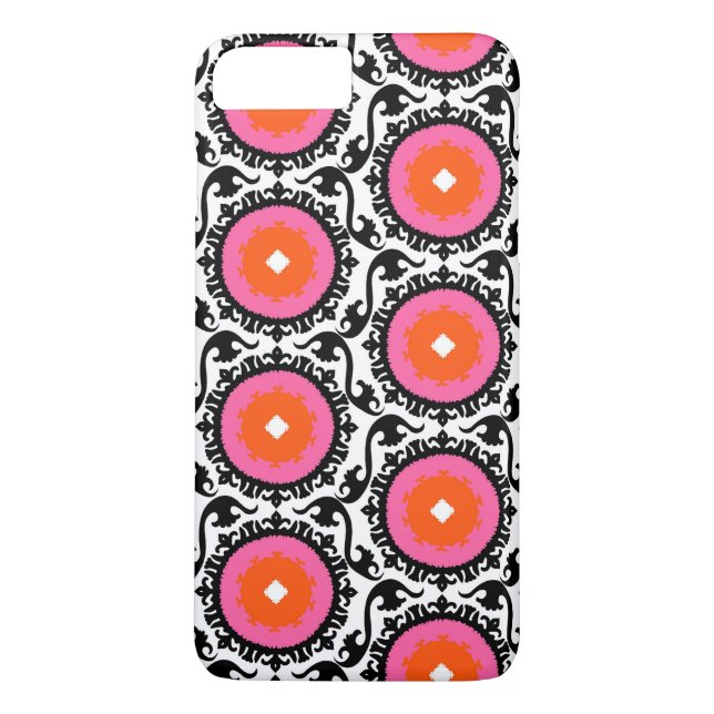 Pink Suzani Pattern Case-Mate iPhone Case (Back)