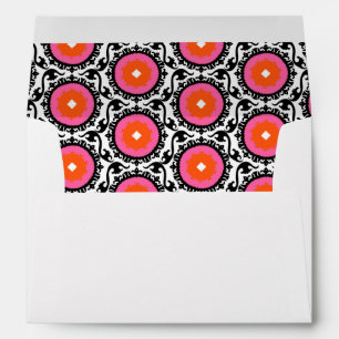Pink Suzani Pattern Envelopes