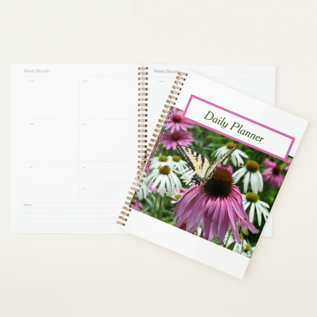 Pink Swallowtail Butterfly Daily Planner (Display)