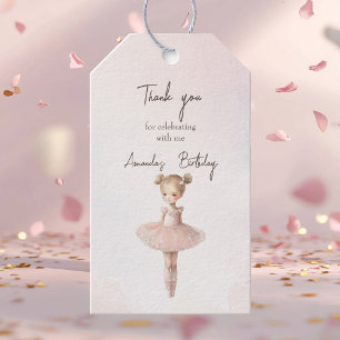 Pink Sweet Ballerina Gift Tags