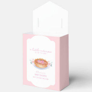 Pink Sweet Floral Cutie Pie Raspberry Baby Shower Favour Box