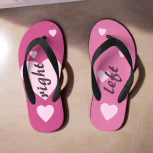 Pink Sweetheart  Fun Asymmetrical Kid's Jandals