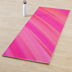 Pink Swirl Abstract  Yoga Mat