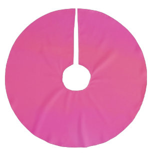 Pink Swirl Digital Print  Brushed Polyester Tree Skirt
