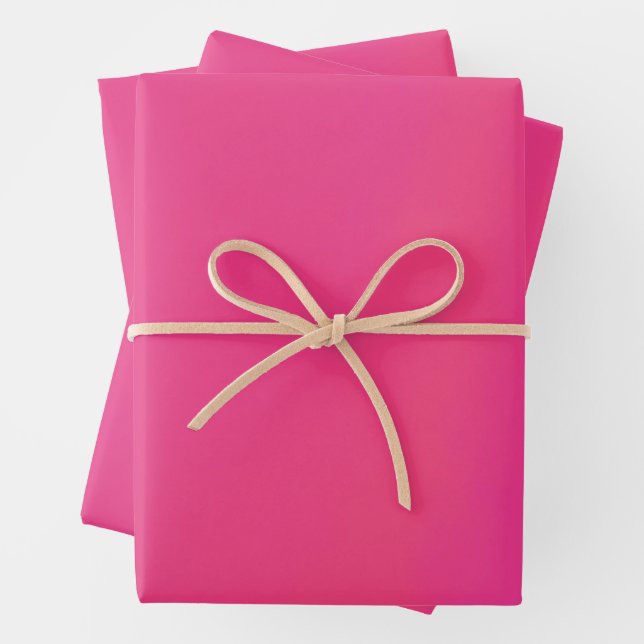 Pink Swirl Digital Print  Wrapping Paper Sheet (In situ)