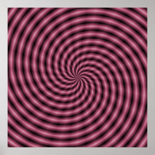Pink Swirl Poster