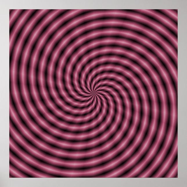 Pink Swirl Poster (Front)
