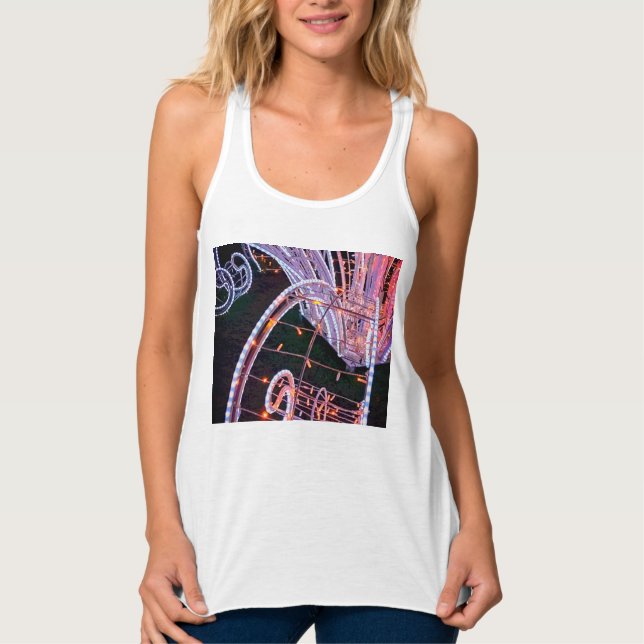 Pink swirl singlet (Front)
